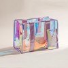 Paaaawaters Beach Bags for Women, Beach bag with extra waterproof phone bag, large capacity waterproof beach bag ,Clear Tote Bag - 2 of 4