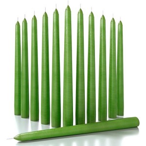 12 inch Taper Candles Set of 12 - Dripless and Smokeless Candle Unscented - Slow Burning Candle Sticks Are Perfect As Thanksgiving Taper Candles - 1 of 4