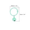 Unique Bargains Stainless Steel DIY Christmas Decoration Pet Bells Keyrings 5 Pcs - 2 of 3