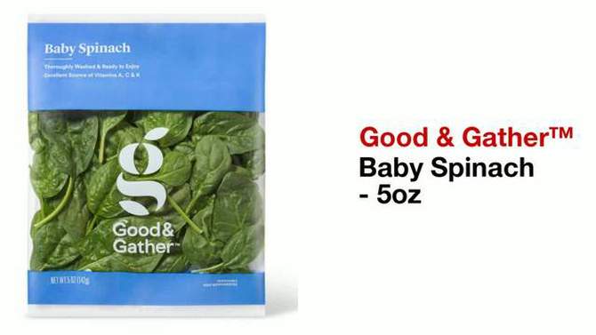 Baby Spinach - 5oz - Good &#38; Gather&#8482;, 2 of 5, play video