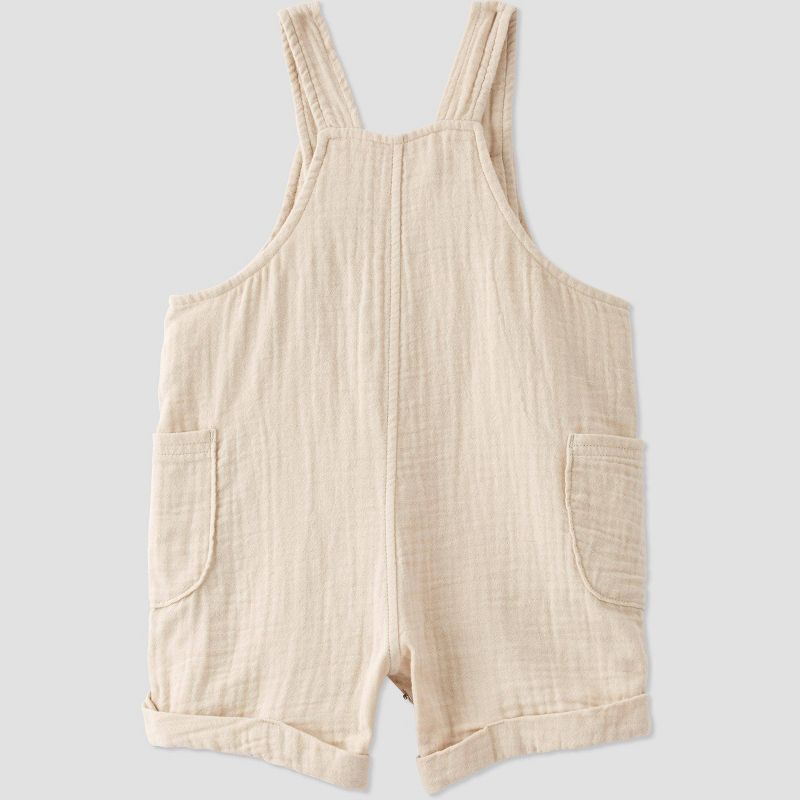 Little Planet by Carter's Organic Baby Oatmeal Shortalls, 2 of 7