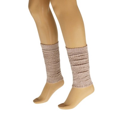 Retro-Inspired Cotton Leg Warmers for Women Soft, Stretchy, 20” Long Knit Warmers 1 Pair