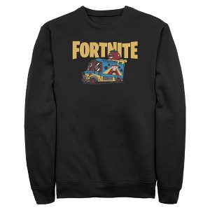 Mens Fortnite Uncle Pete's Pizza Pit Sweatshirt - 1 of 4