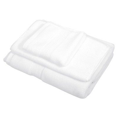 Unique Bargains Soft Absorbent Cotton Bath Towel for Bathroom kitchen Shower Towel Classic Design 3 Pcs