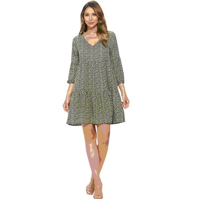 WEST K Women's Millie V-Neck Short Swing Dress
