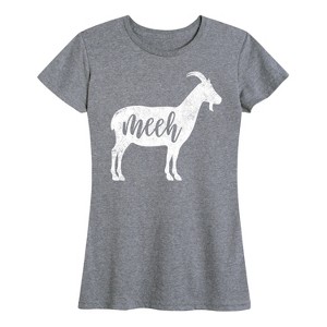 Women's - Instant Message - Meeh Goat Short Sleeve Graphic T-Shirt - 1 of 4