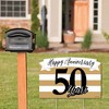 Big Dot of Happiness We Still Do - 50th Wedding Anniversary - Anniversary Party Yard Sign Lawn Decorations-Happy Anniversary 50 Years Party Yardy Sign - 2 of 4