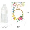 Big Dot of Happiness Wildflowers Bride - Boho Floral Bridal Shower and Wedding Party Bunting Banner - Party Decorations - Congrats Bride-To-Be - 2 of 4