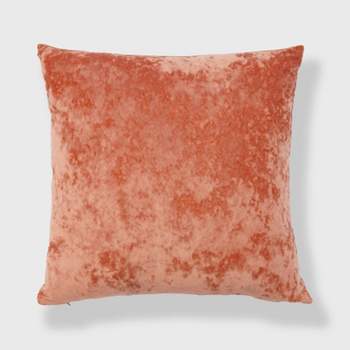 20"x20" Oversize Soft Crushed Velvet Square Throw Pillow - freshmint