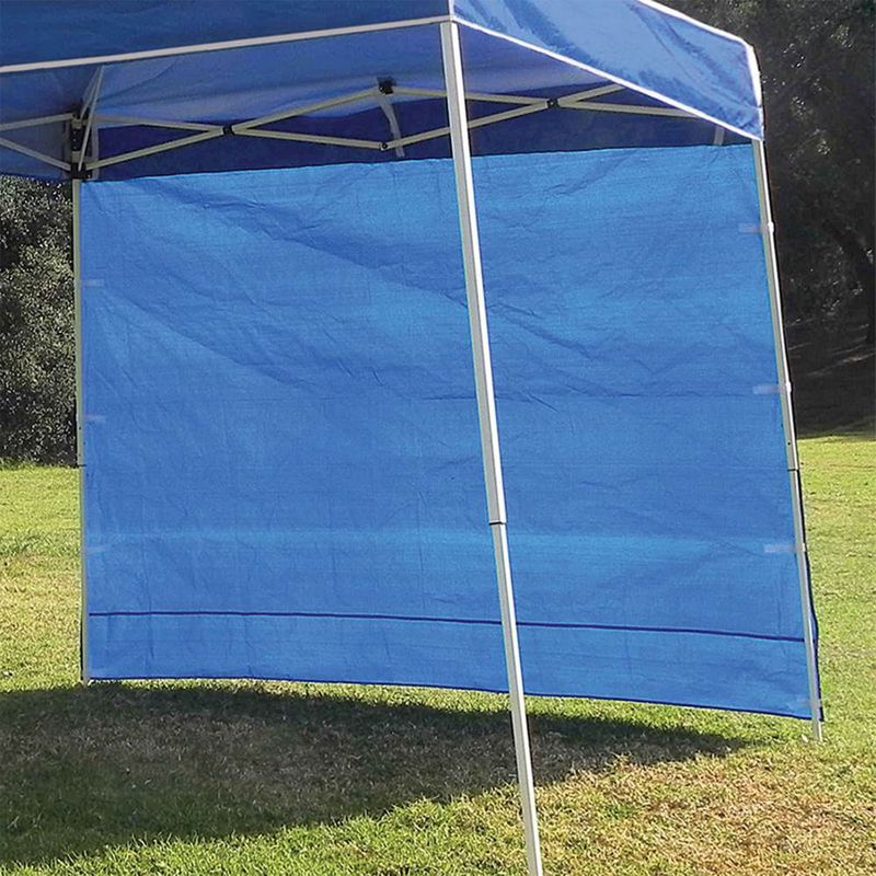 Z-Shade 10 Foot Angled Leg Instant Canopy Tent Taffeta Attachment to Provide Ultimate Shading for Outdoor Events, Blue (Attachment Only), 5 of 7