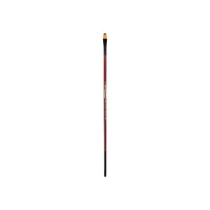 Creative Mark Ebony Splendor Short-Handled Synthetic Sable Paint Brush, Filberts, Teijin Multi-Filament Hair, Handcrafted Synthetic Paint Brushes for - 1 of 4