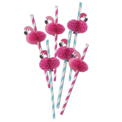 Beachcombers Paradise Straw Set Of 8