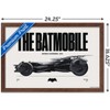 Trends International DC Comics Batman: 85th Anniversary - The Batmobile 2016 Framed Wall Poster Prints - 3 of 4