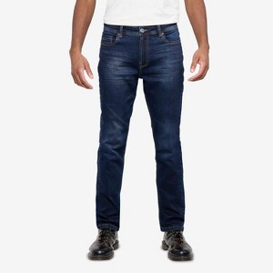 CULTURA Men's Skinny Fit Stretch Jeans in INDIGO Size 38X32 - 1 of 4