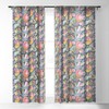 CayenaBlanca Color Magic Single Panel Sheer Window Curtain - Society6 - image 2 of 4