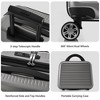 20" Carry On Luggage Sets with Front Pocket and Usb Port Lightweight Hardshell Expandable Luggage with Tsa Lock 360° Spinner Wheels Carrying Case - 3 of 4