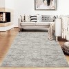 Runner Rug Washable Runner Rug Modern Abstract Runner Mat Hallway Contemporary Solid Rug Non-Slip Foldable Aesthetic Accent Floor Carpet - 2 of 4