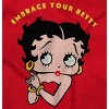 Women's Betty Boop Cartoon Cute Motivational Zip Hoodie Sweatshirt Brisco Brands - 2 of 4