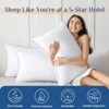 Itopfox Queen Size Pillows Set of 2, Medium Supportive Bed Pillows with Super Soft Down Alternative Fill, Luxury Fluffy Hotel Quality for Side, Back - 2 of 4
