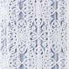 Saturday Knight Ltd Kali White Woven Jacquard Medallion Design Bath Towel - 27"x50", Smoke - 3 of 3
