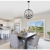 Chloe Lighting Jericho Farmhouse 3 Light Matt Black Ceiling Pendant 19" Wide - 3 of 3