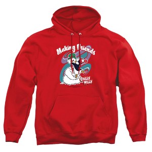 Chilly Willy Making Friends Adult Pull-Over Hoodie - 1 of 4