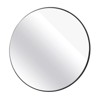 FURNIinspire Round Bathroom Vanity Mirror with Sturdy Metal Frame for HD Reflections - Perfect for Bedroom Bathroom Entryway, Black, 36"*36"*1.2" - 2 of 4