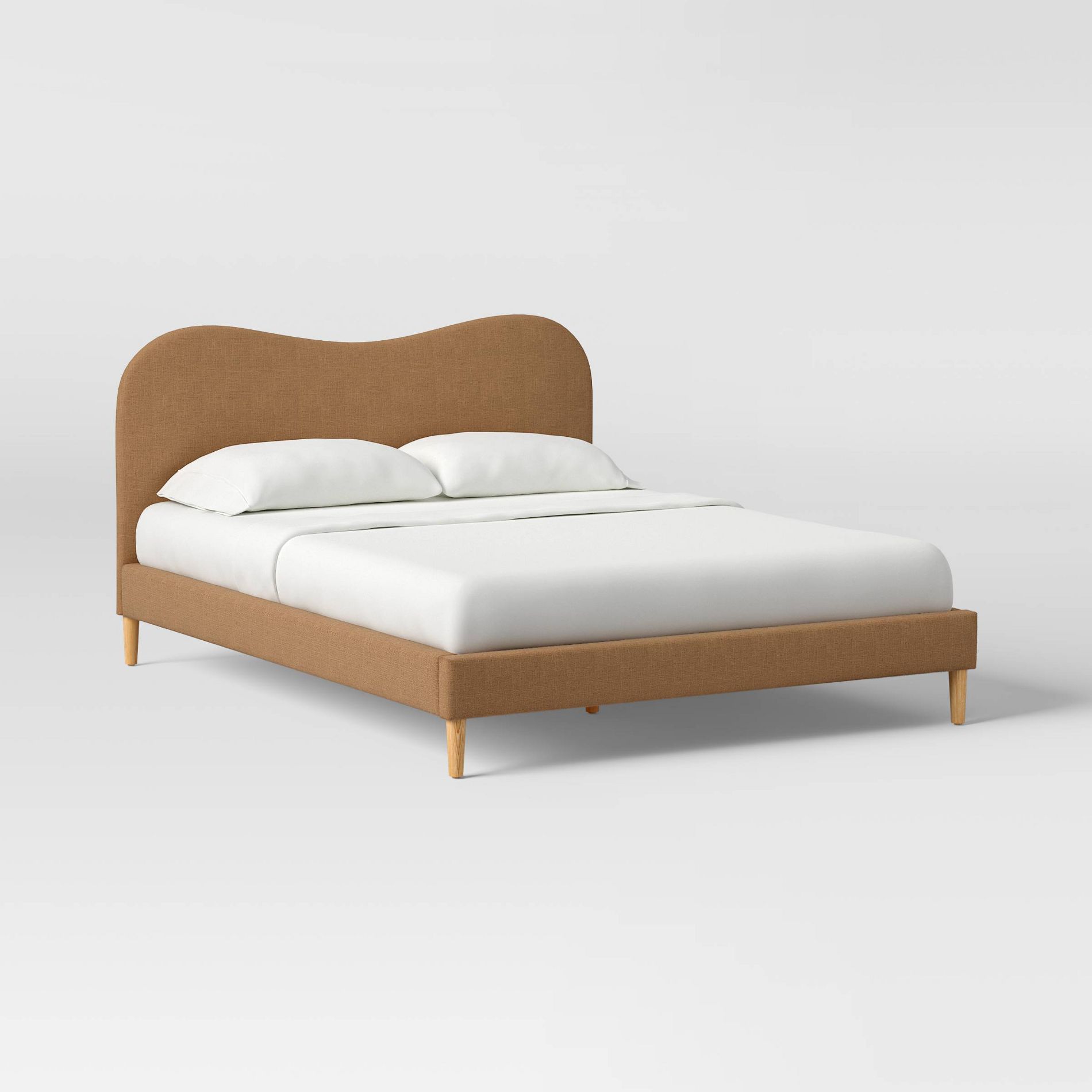 California King Scalloped Wave Bed Linen Sesame - Threshold™