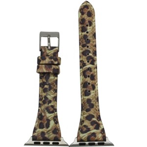 Olivia Pratt Printed Skinny Leather Apple Watch Band - 1 of 4
