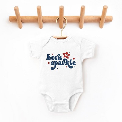 The Juniper Shop Born To Sparkle Baby Bodysuit