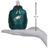 Old World Christmas Blown Glass Ornament for Christmas Tree, Philadelphia Eagles Hoodie - 3 of 3