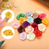Unique Bargains Polyester Lightweight Texture Durable Ribbon Roses 50 Pcs - 4 of 4
