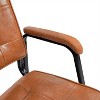 Home Imports Emporium Office Guest Chair, Luxurious Leather Executive Waiting Room Chair - 3 of 4