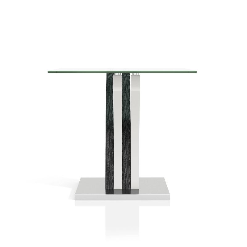 Niessa Contemporary End Table White/Dark Gray/Chrome - HOMES: Inside + Out, 5 of 6