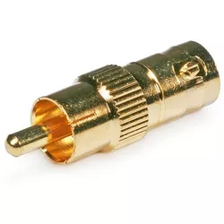 Monoprice BNC Female to RCA Male Adapter - Gold Plated | Transfer 75ohm Signals