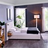 GDFStudio Kennedy Velvet Upholstered Bedroom Furniture Set with Two Floating Nightstands, Headboard - 4 of 4