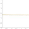 Black Bow Jewelry 1.5mm 10k Yellow Gold Solid Cable Chain Anklet - 4 of 4