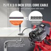 VEVOR Drain Cleaner Machine 75FT x 3/8 Inch, Sewer Snake Auger Manual Feed, 250W Electric Drain Cleaning Machine, Red - 4 of 4