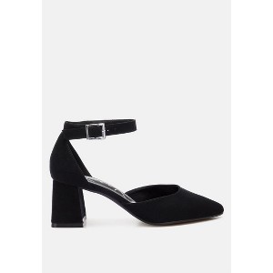 Rozita Microfiber Block Heel Sandals Women - 1 of 4