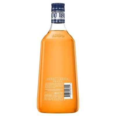 1800 Ultimate Peach Margarita - 1.75L Bottle