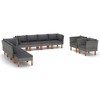 vidaXL Garden Lounge Set Grey, Anthracite - 2 of 4