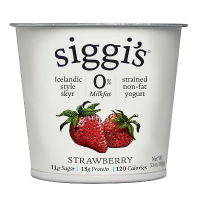 Siggi's Strawberry Icelandic Style Yogurt - 5.3oz : Target