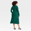 Women's Long Sleeve Midi A-Line Dress - A New Day™ - 2 of 3
