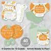 Big Dot of Happiness Little Pumpkin - Baby Shower Games Who Knows Mommy Best, Mommy or Daddy Quiz, What’s in Your Purse and Oh Baby - Gamerific Bundle - 2 of 4