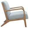 CAVINAS Polyester Accent Chair with Mid-Height Backrest,Mid-Century Comfy Upholstered Living Room Chairs,Reading Chairs for Living Room - 3 of 4