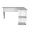 NicBex Gaming Desk Functional L Shaped Desk with Pullout Storage Drawers, Adjustable Open Shelf for Office, Study - 4 of 4