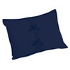 Bacati - MixNMatch Blue Throw Pillow - 2 of 4