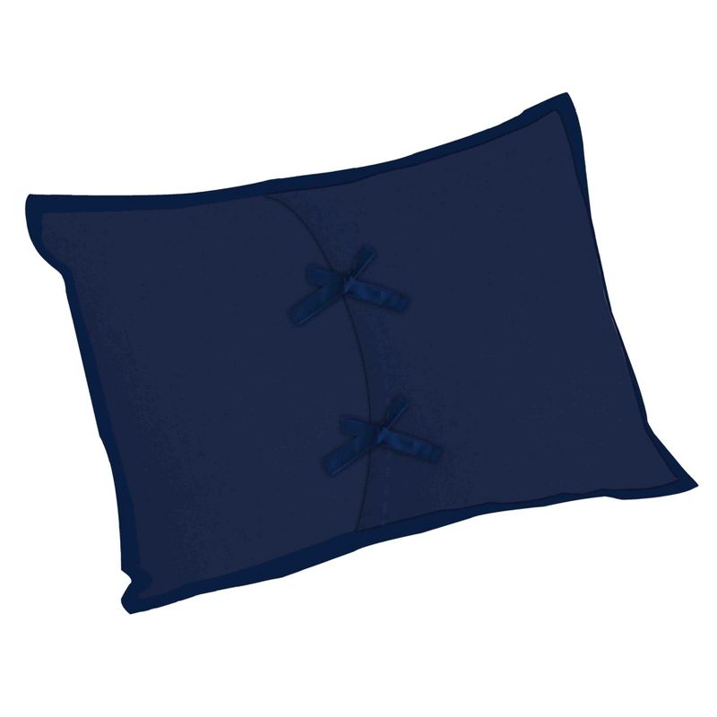 Bacati - MixNMatch Blue Throw Pillow, 2 of 6