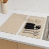 LunaLulinlk 2-Count Polyester Solid Print Non-Slip 15" x 15" Drying Mats - 4 of 4
