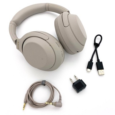 Target Sony : Target - True Silver Wireless - Bluetooth Noise-cancelling Certified Refurbished Wh-1000xm4 - Earbuds